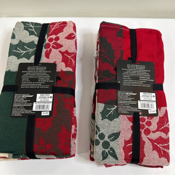 Christmas Jacquard Napkins - Picture 3 of 4